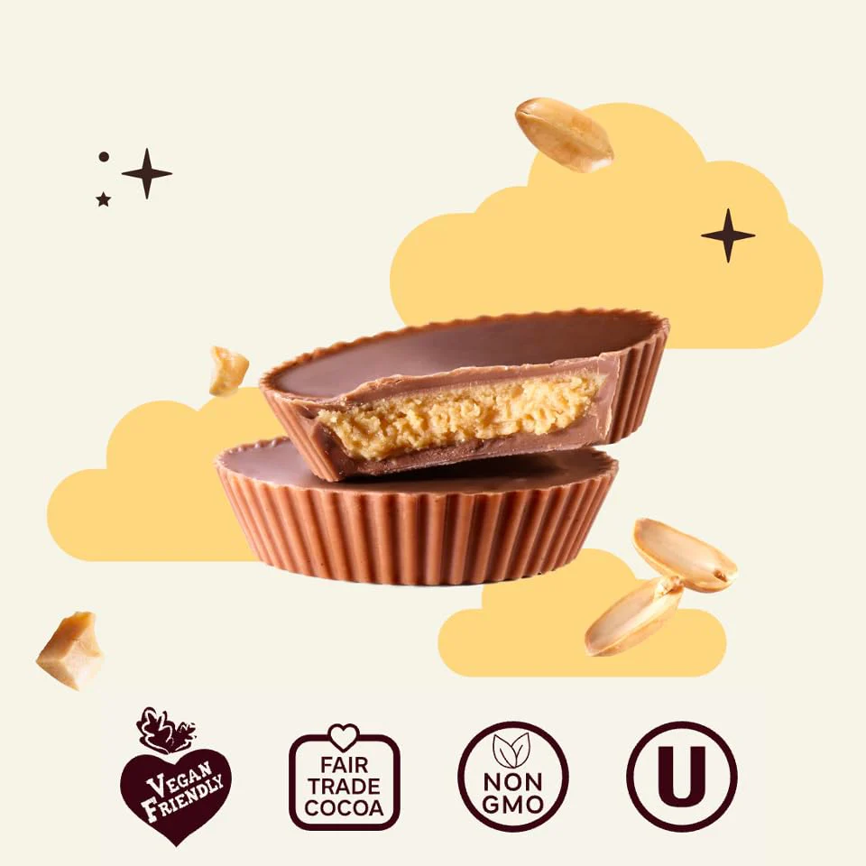 7th Heaven, Vegan Peanut Butter Cups 1.5oz (42g) - Image 2