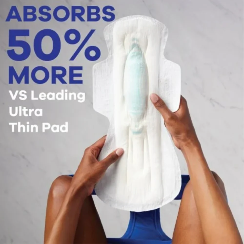 Always Extra Heavy Overnight Maxi Pads with Flexi-Wings Sze 5 20's - Image 2