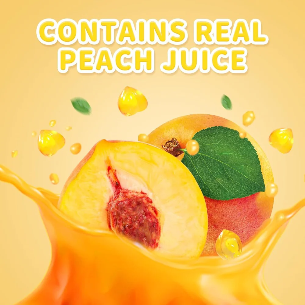 Amos 4D Fruit Gummy Peach Burst 6oz (170g) - Image 3