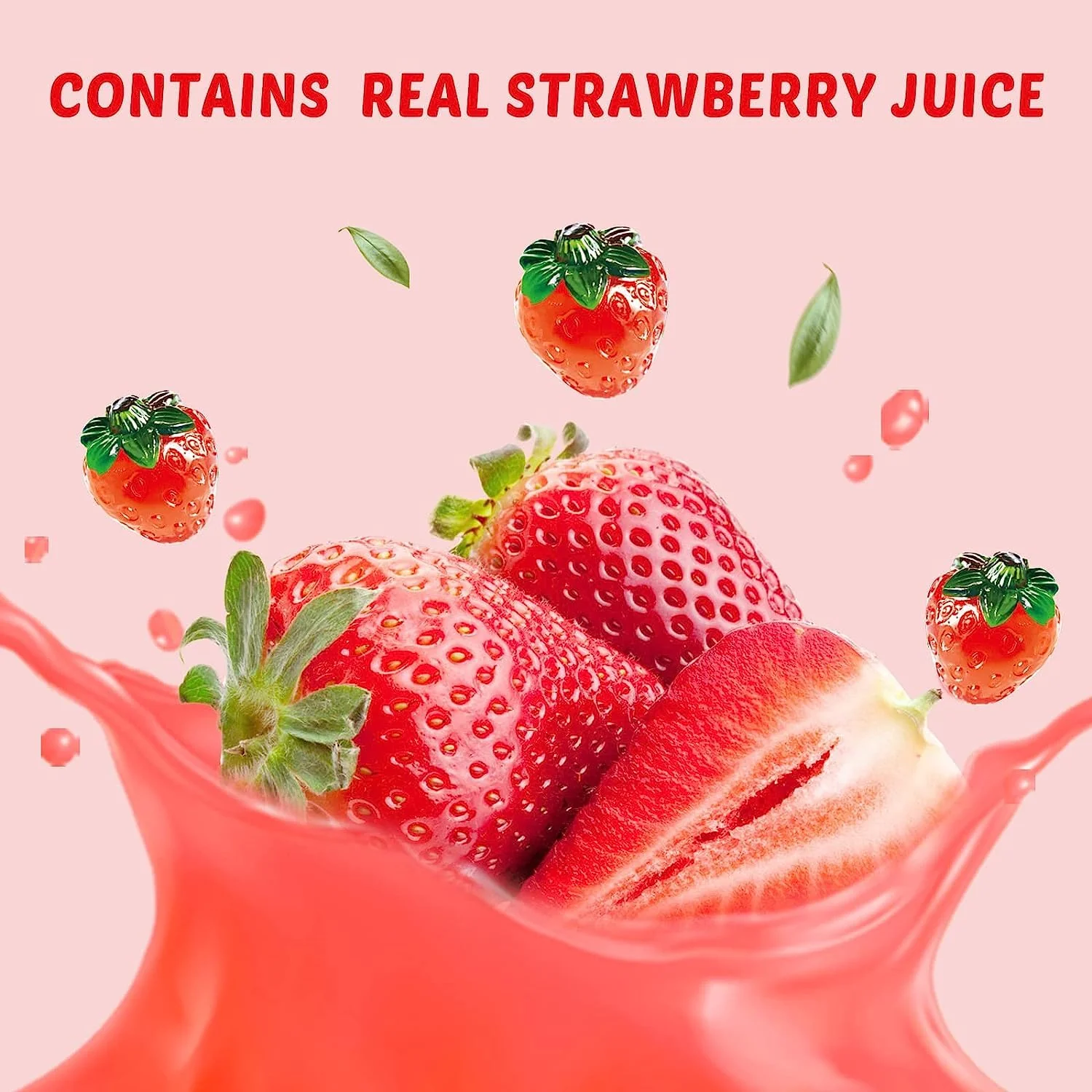 Amos 4D Fruit Gummy Strawberry Burst Theater Box 3oz (99g) - Image 2