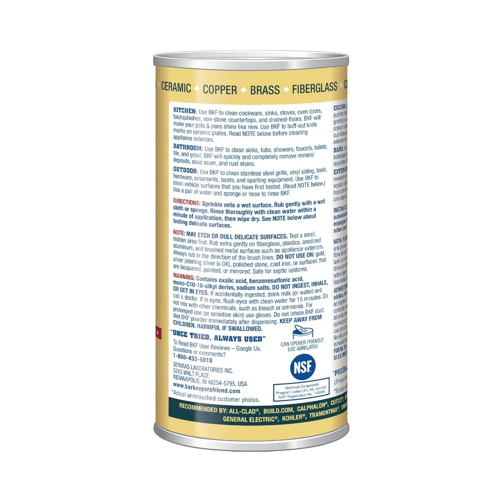 Bar Keepers Friend Cleanser 12 oz (340g) - Image 3