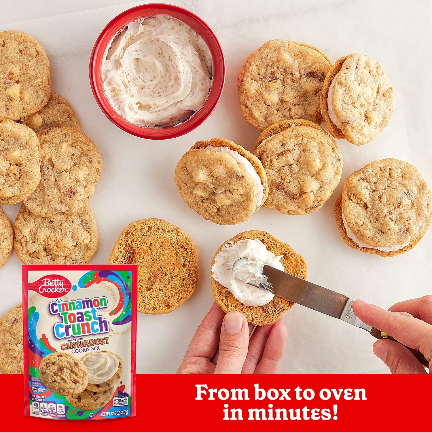 Betty Crocker Cinnamon Toast Crunch Cookie Mix 12.6oz (357g) - Image 3