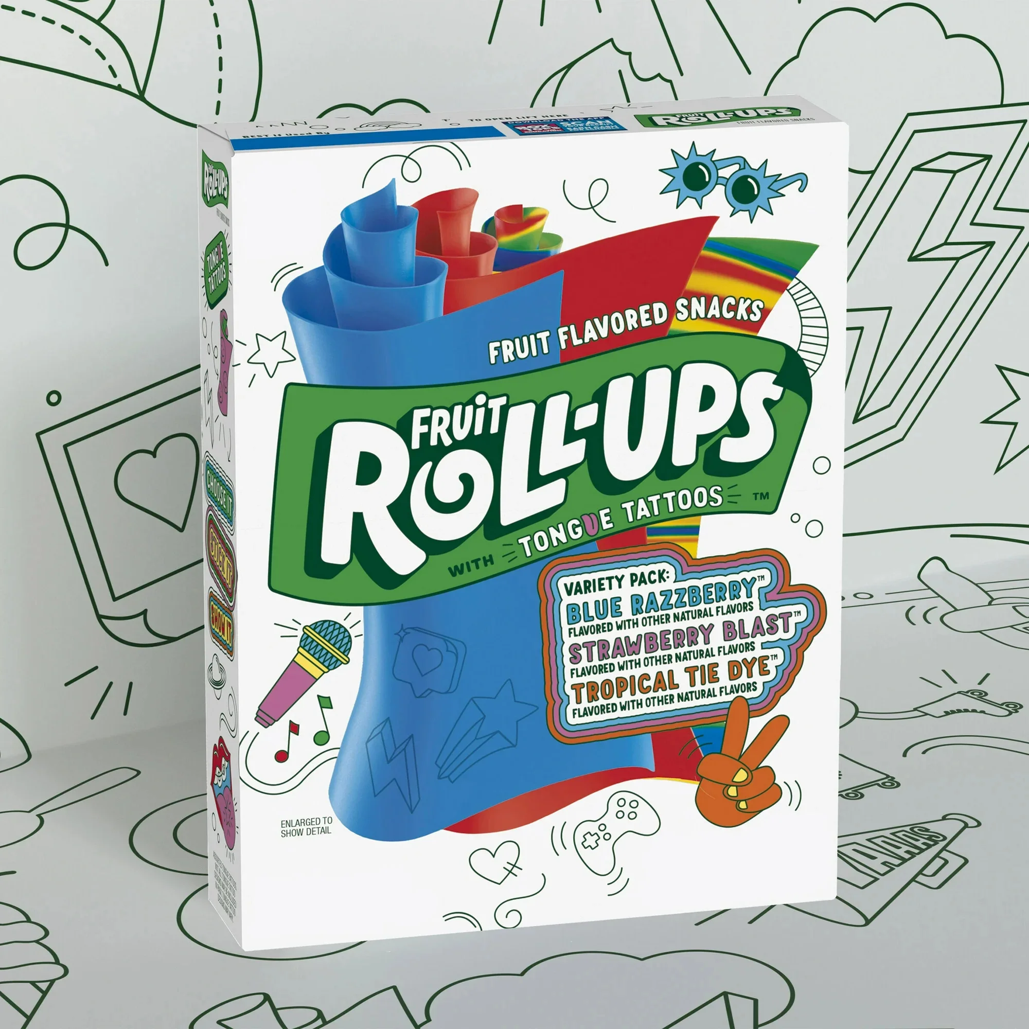 Betty Crocker Fruit Roll Ups Variety Pack 30's - Image 4