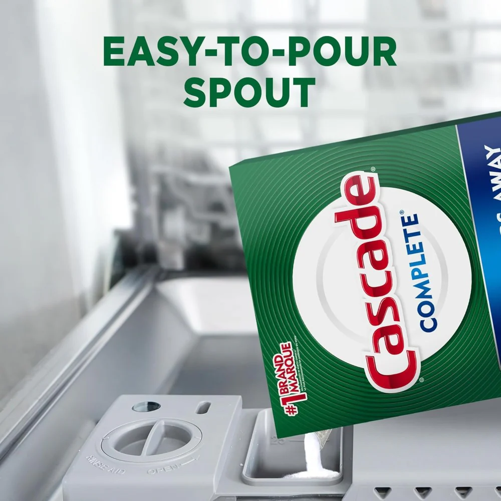Cascade Complete Powder Dishwasher Detergent, Fresh Scent 75oz (2.12kg) - Image 2
