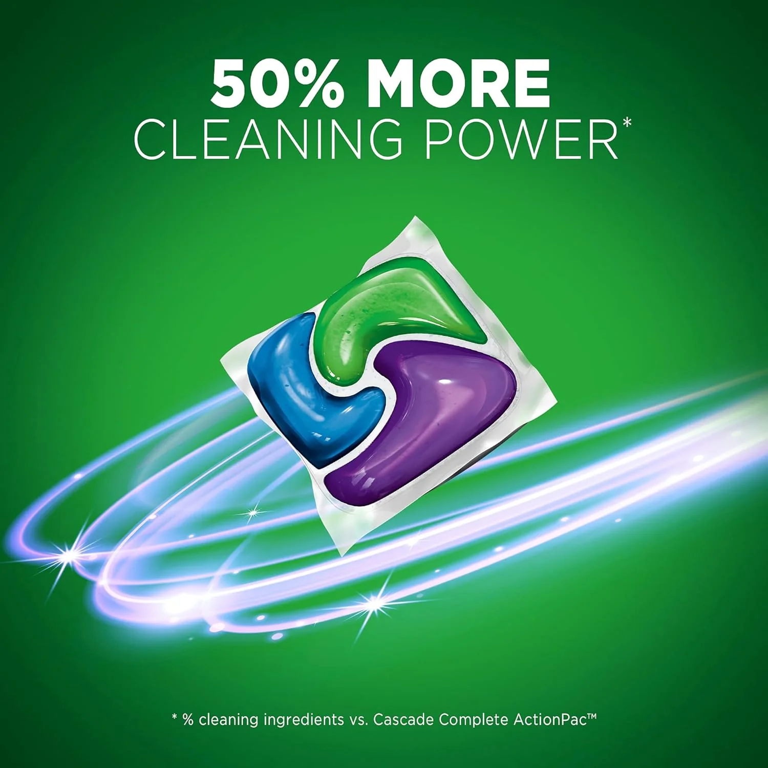 Cascade Platinum Dishwasher Pods Fresh Scent 62's - Image 3