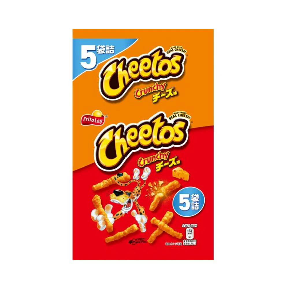 Cheetos Crunchy Cheese 24g 5 Pack Japan