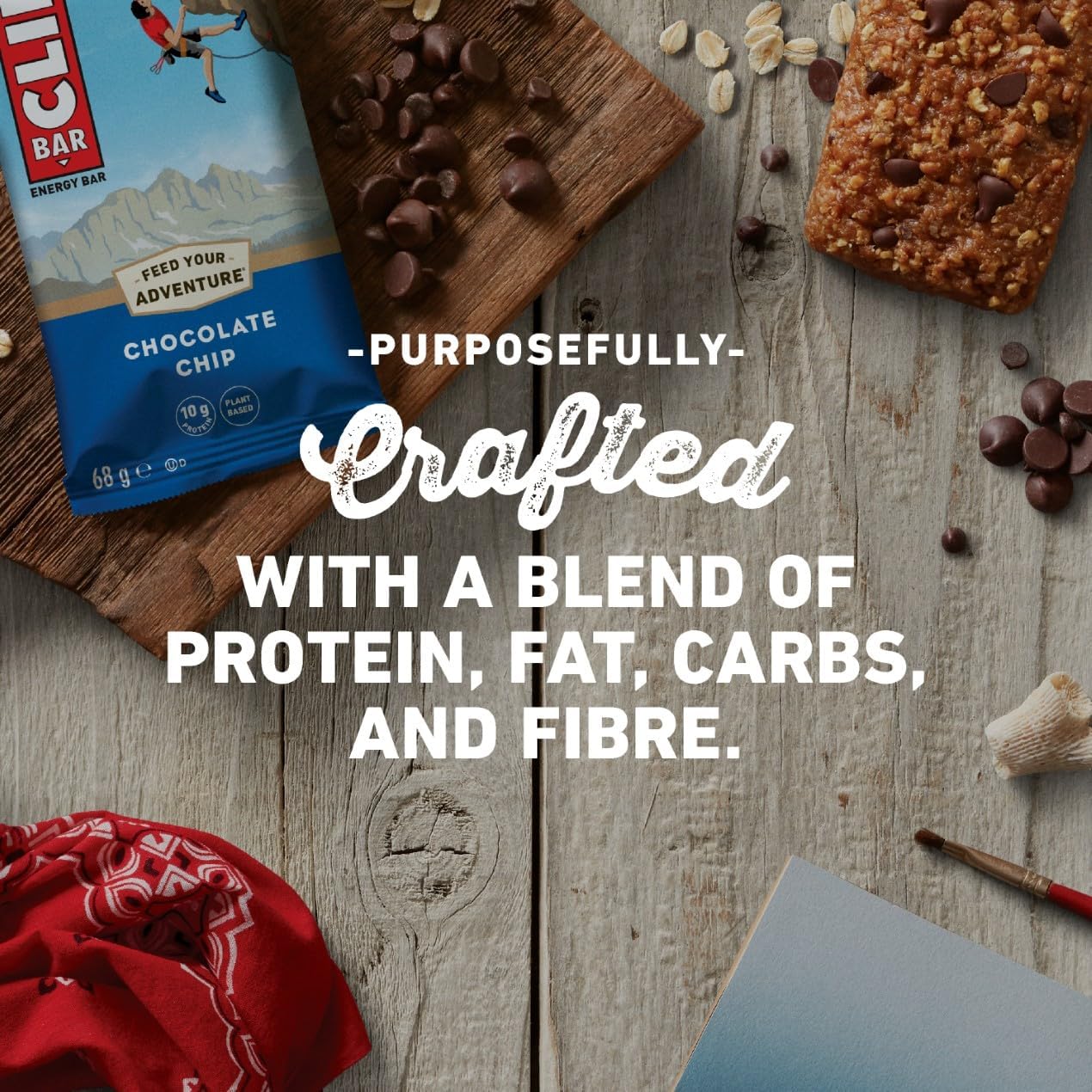 Clif Energy Bar Chocolate Chip 68g Case of 12 - Image 6