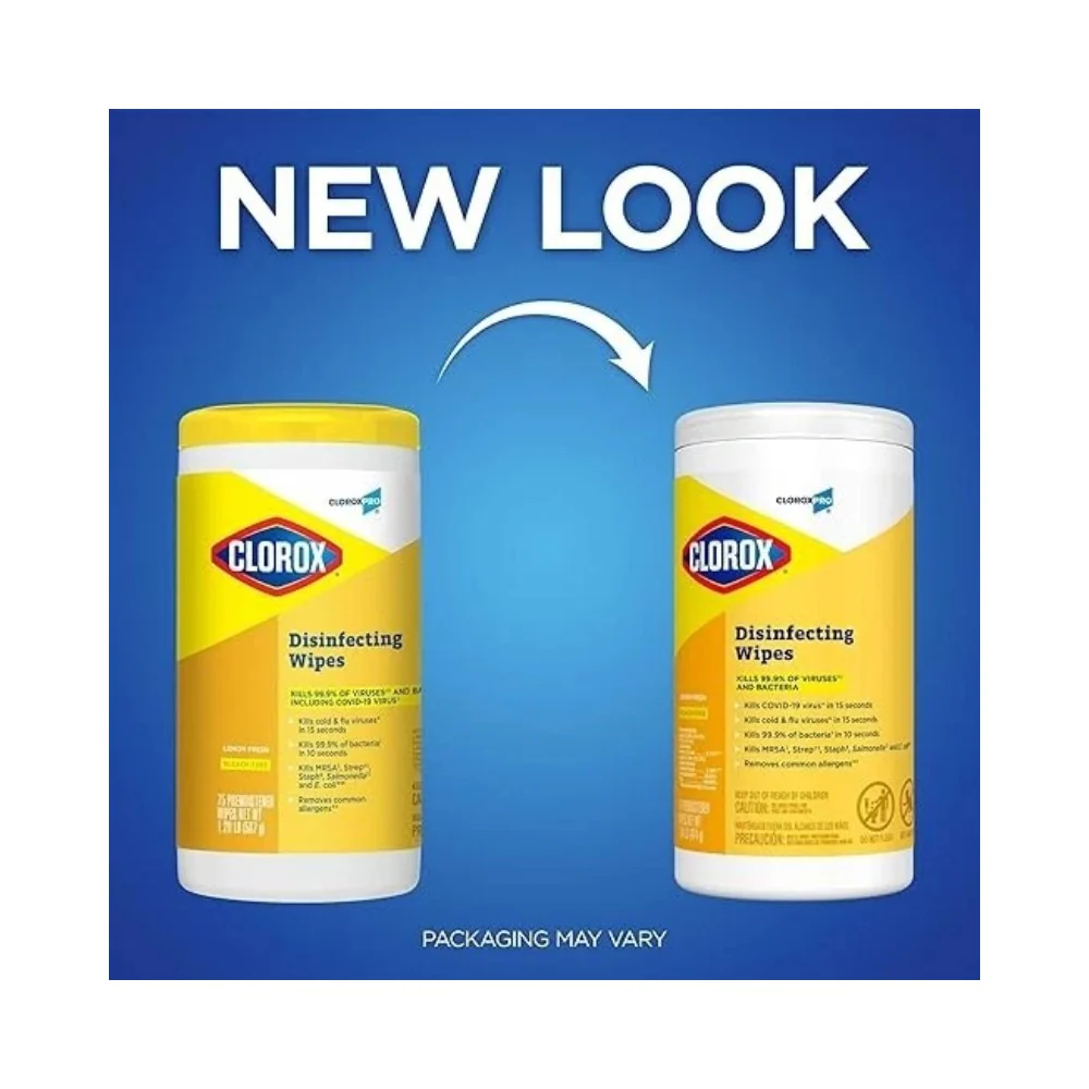 CloroxPro 75 Disinfecting Wipes - Lemon Fresh - Bleach Free - Image 3