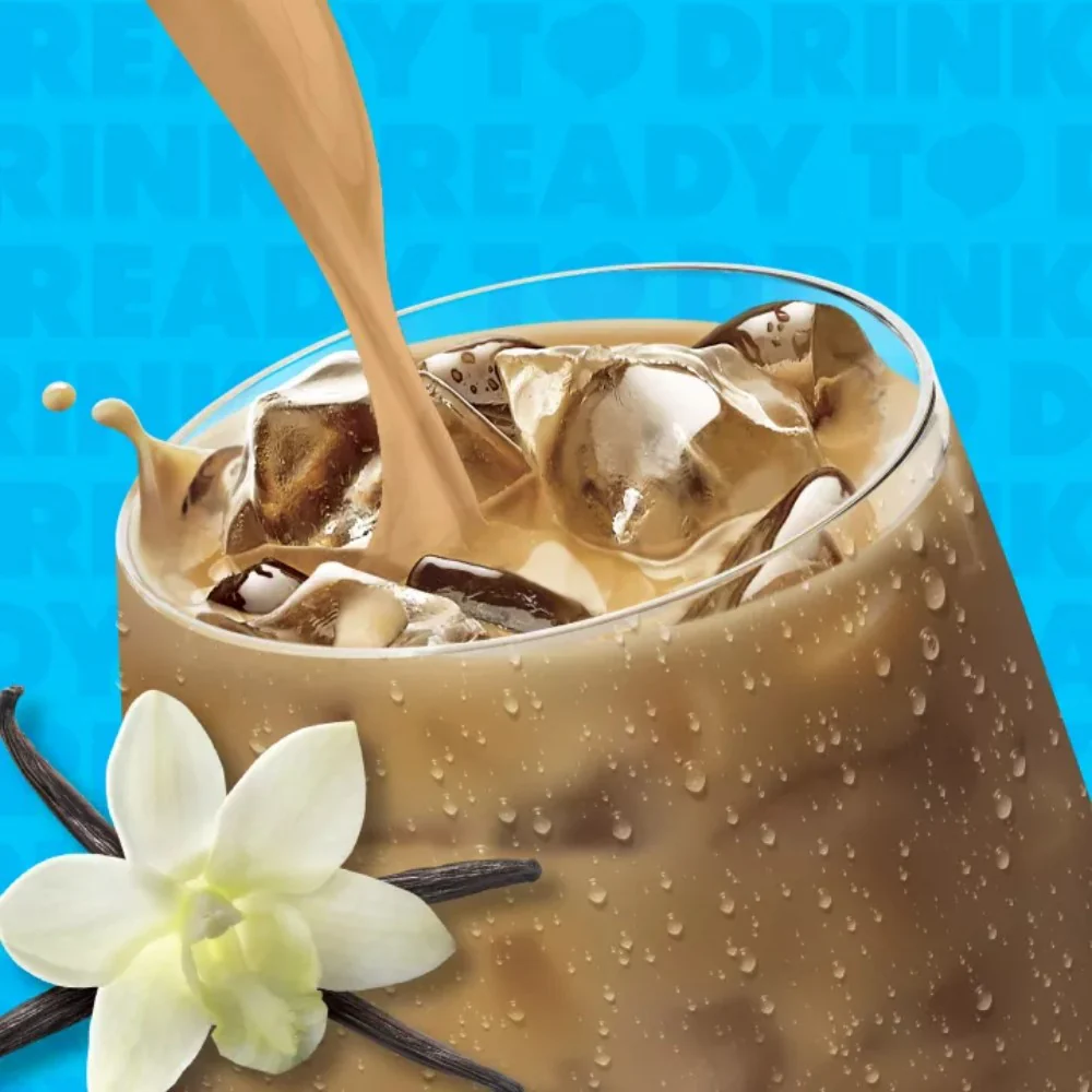 Coffee Mate Iced Coffee French Vanilla Flavored Iced Coffee Non-Dairy Ready to Drink 50oz (1.47L) - Image 4