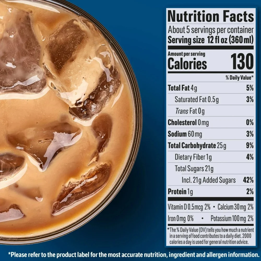 Coffee Mate Iced Coffee French Vanilla Flavored Iced Coffee Non-Dairy Ready to Drink 50oz (1.47L) - Image 6
