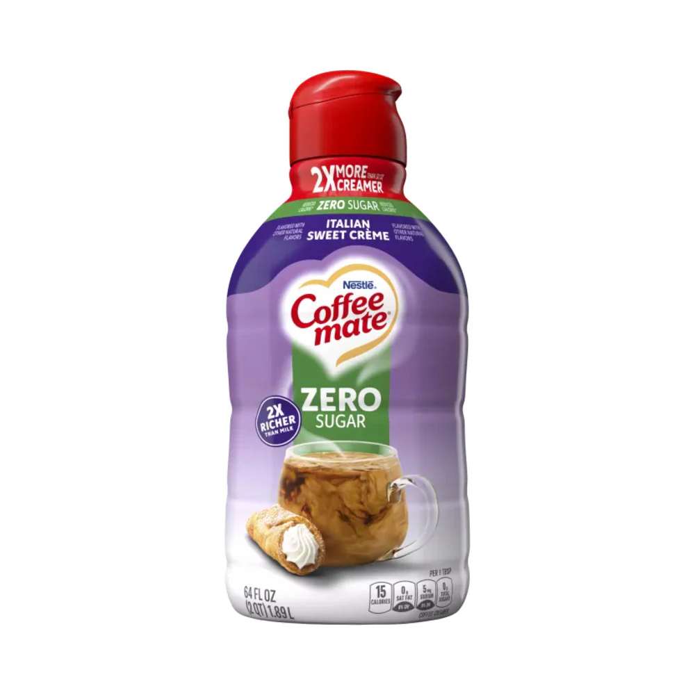 Coffee Mate Italian Sweet Sugar Free Creamer 64oz (1.89L)
