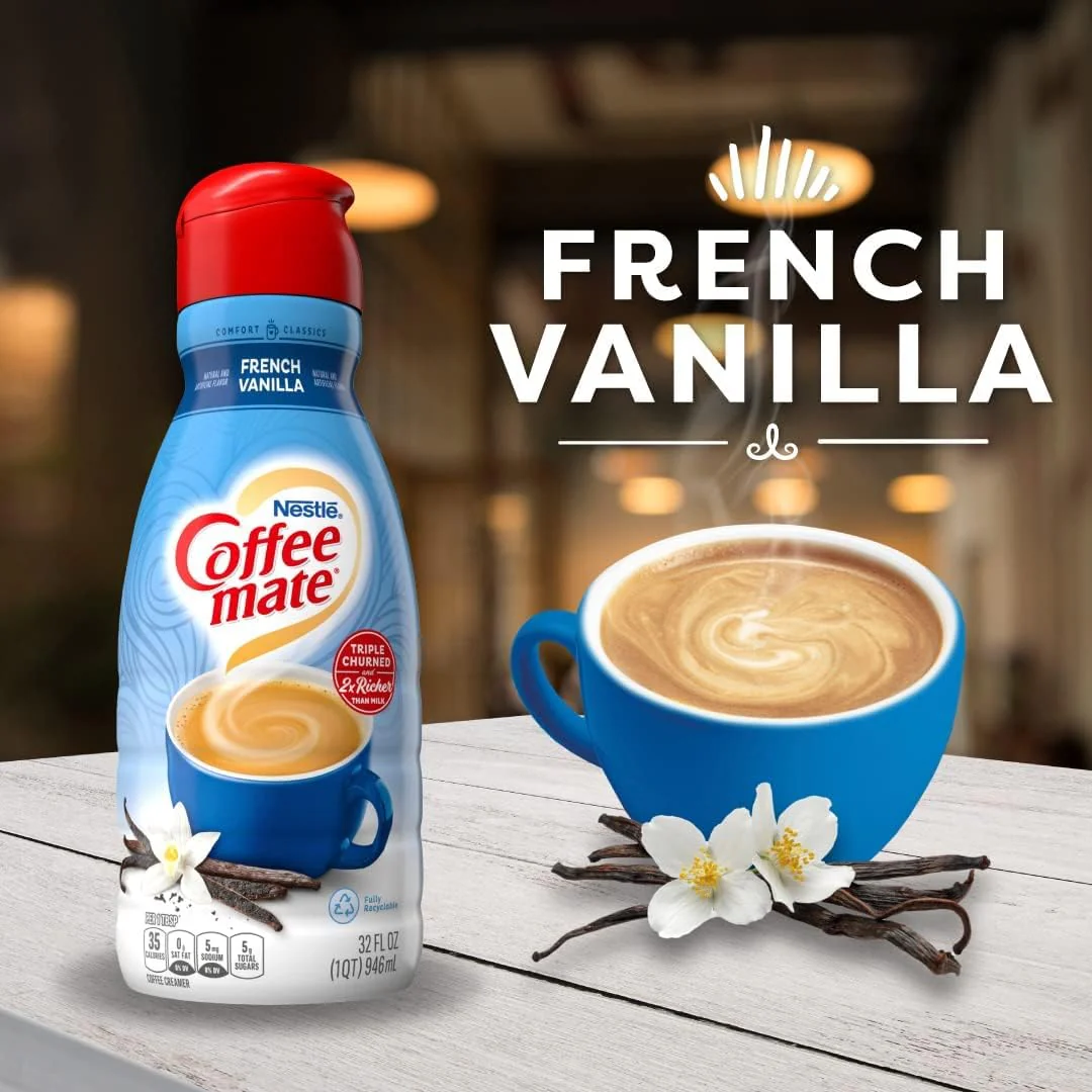 Coffee Mate Liquid French Vanilla 32oz (946ml) - Image 4