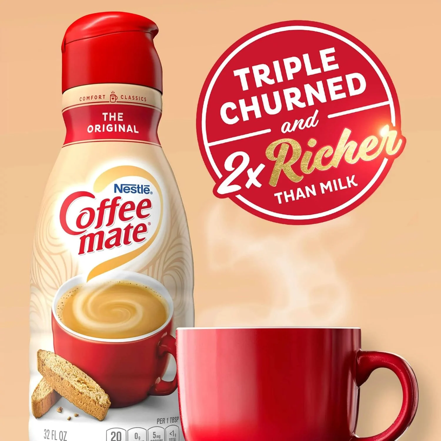 Coffee Mate Original Creamer 32oz (946ml) - Image 3