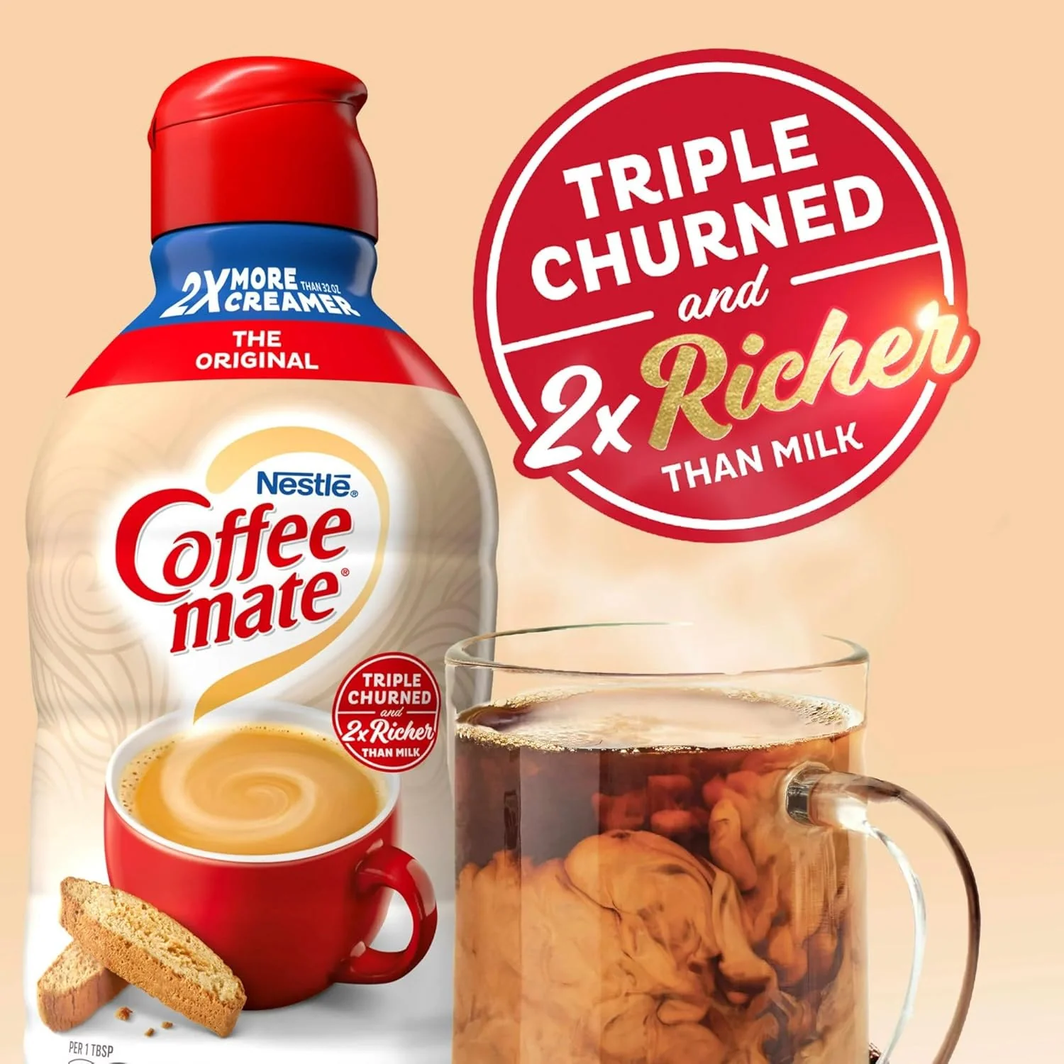 Coffee Mate Original Creamer 64oz (1.89L) - Image 3