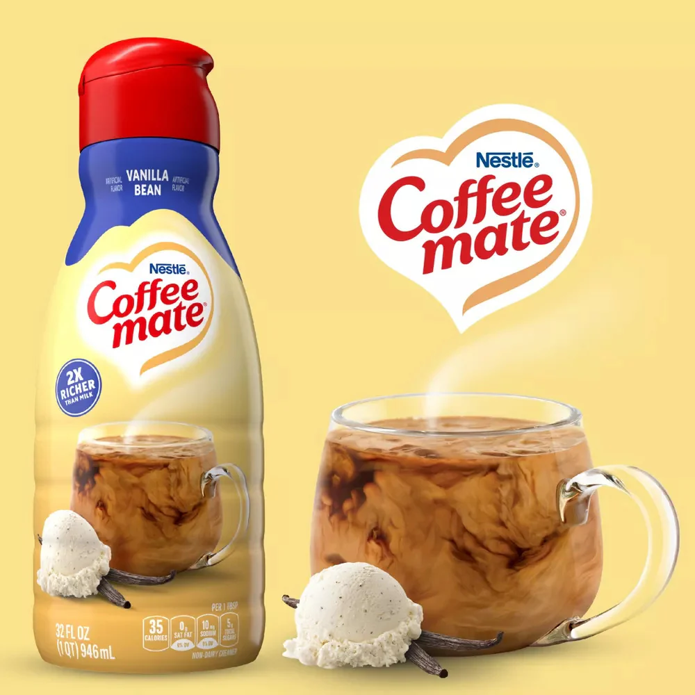Coffee Mate Vanilla Bean Creamer 32oz (946ml) - Image 2