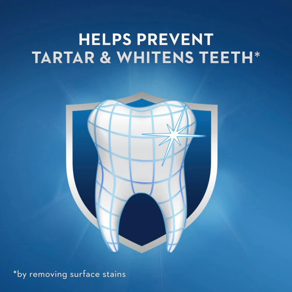 Crest Tartar Protection Whitening Cool Mint Flavor 8.2oz (232g) - Image 4