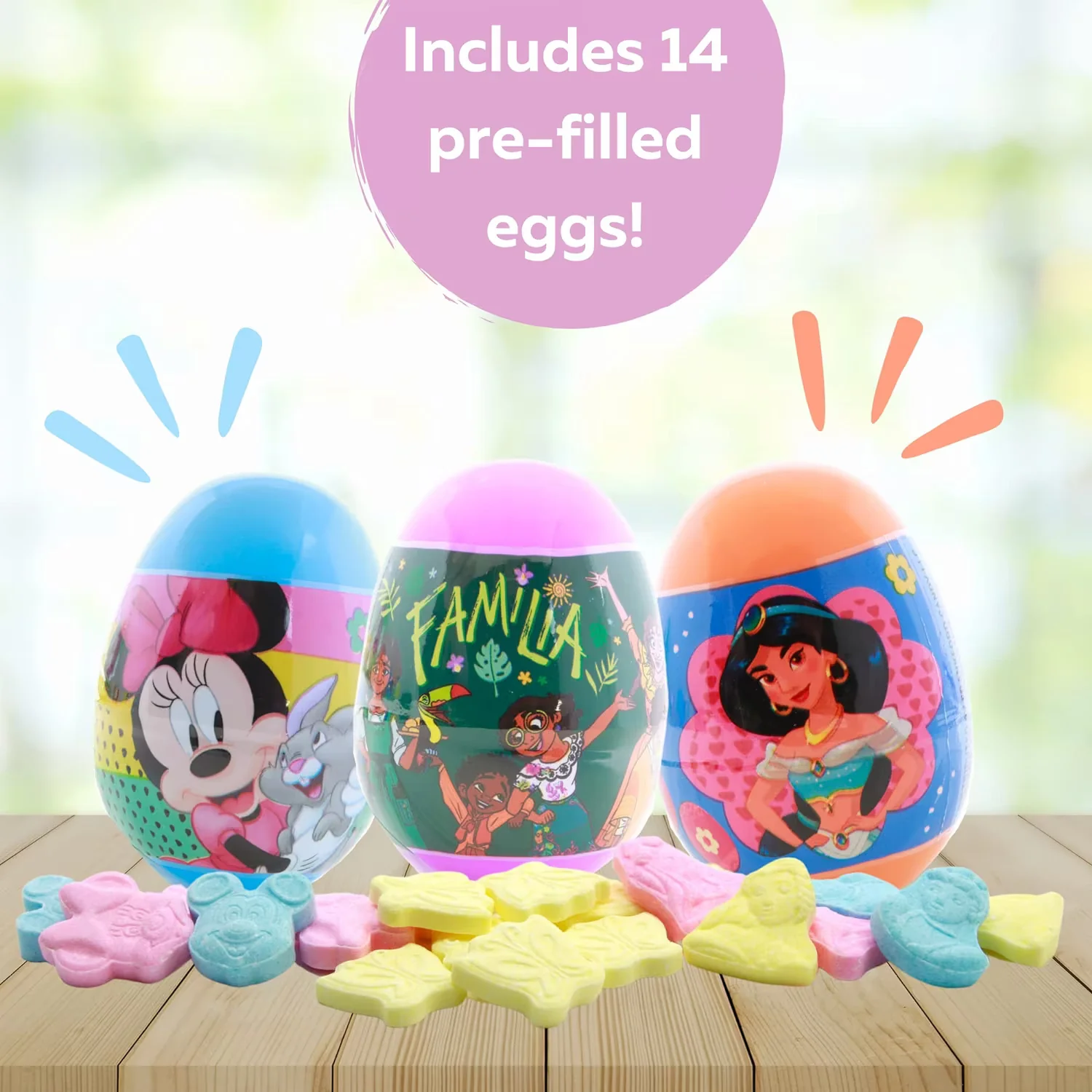 Disney Assorted Egg Hunt with Candy 14ct 2.47oz (70g) - Image 3