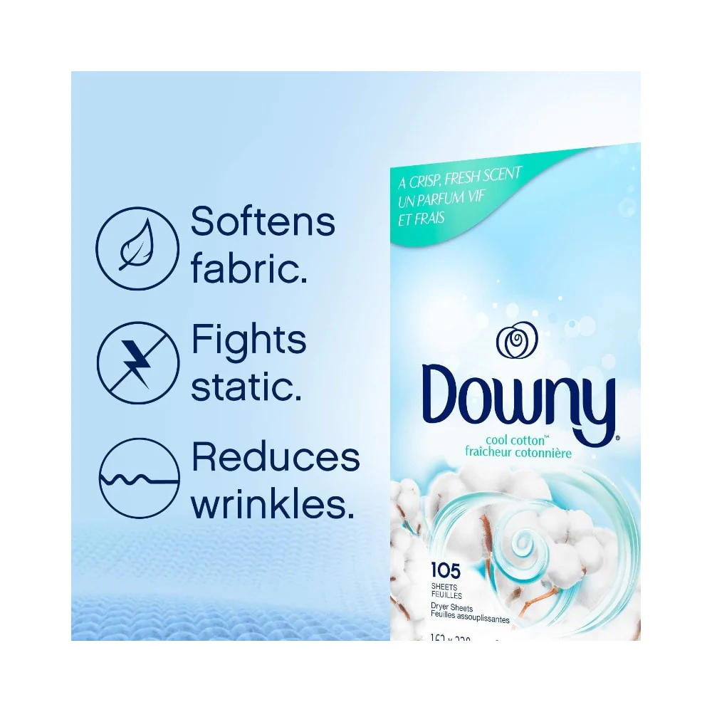 Downy Dryer Sheets Cool Cotton 240c - Image 4