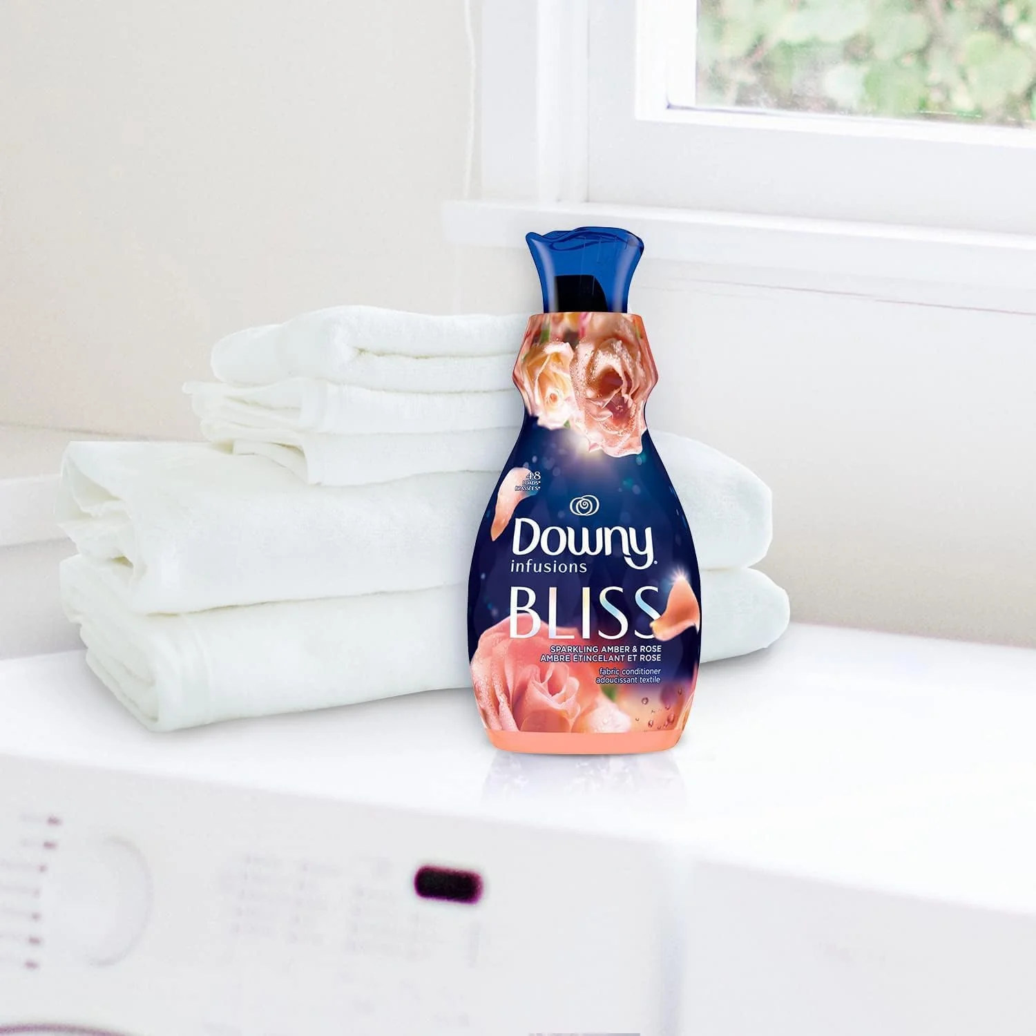 Downy Infusions Bliss Amber & Rose 83w 56oz (1.66L) - Image 4