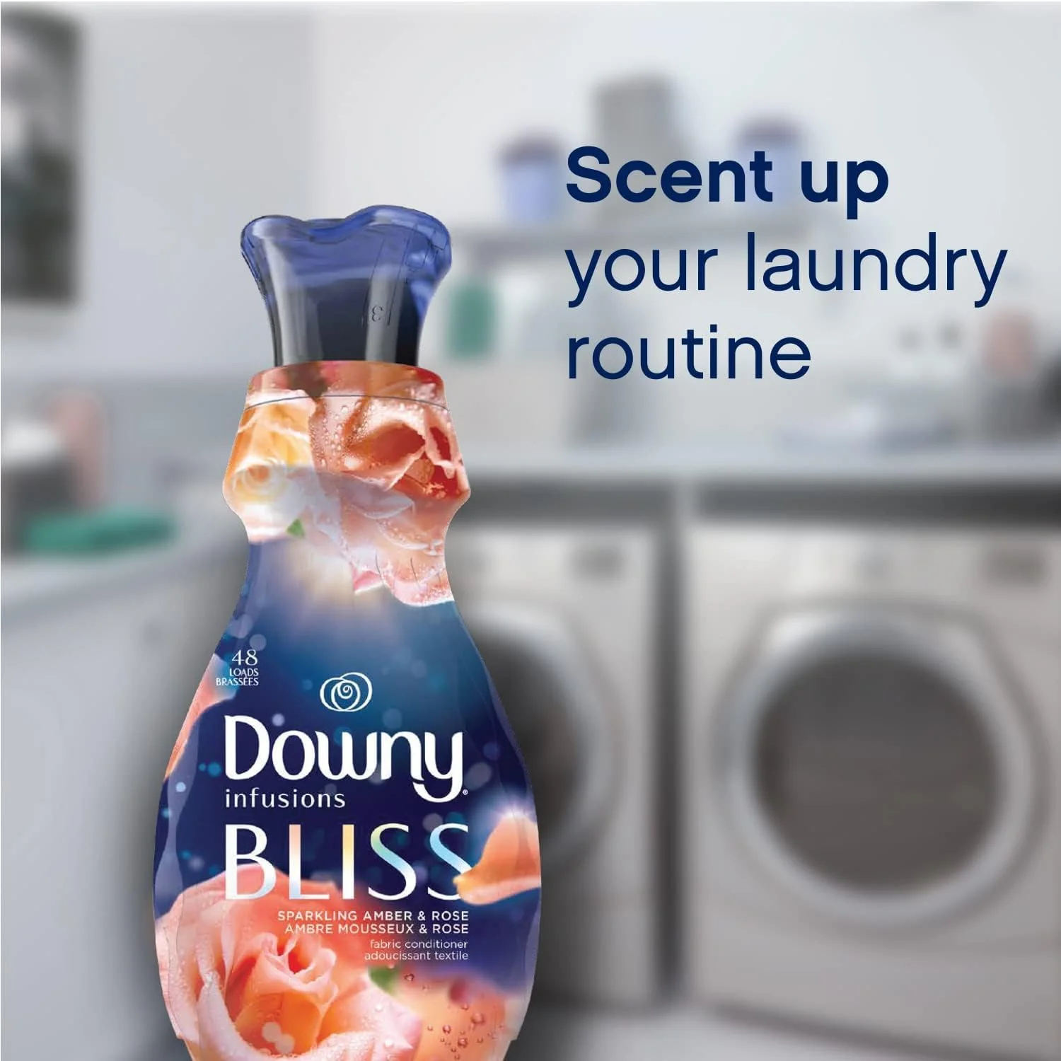 Downy Infusions Bliss Amber & Rose 83w 56oz (1.66L) - Image 5