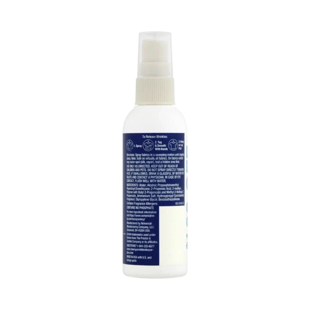 Downy Wrinkle Releaser and Refresher Fabric Spray Fresh Scent I Travel Size 3oz (90ml) - Image 2