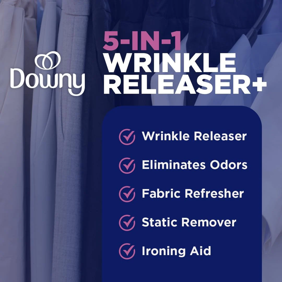 Downy Wrinkle Releaser Light Fresh Scent 33.8oz (1L) - Image 4