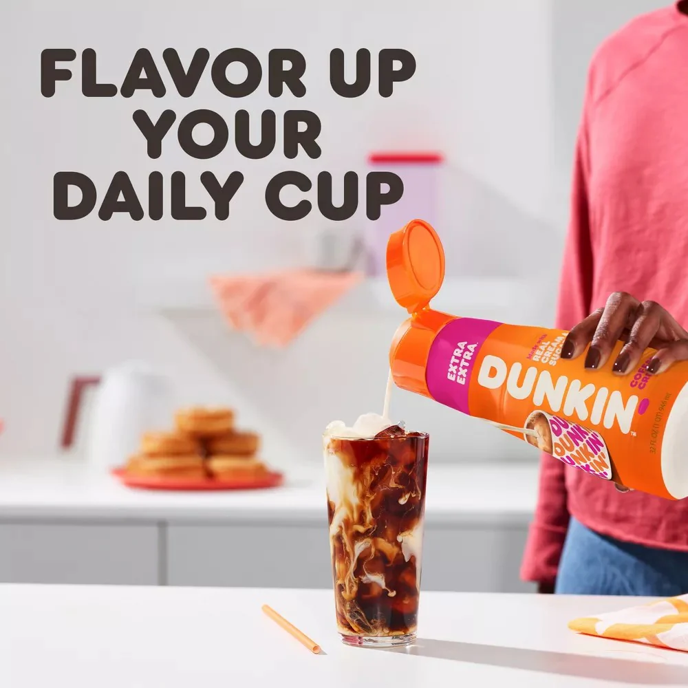 Dunkin' Extra Extra Coffee Creamer 32oz (946ml) - Image 2