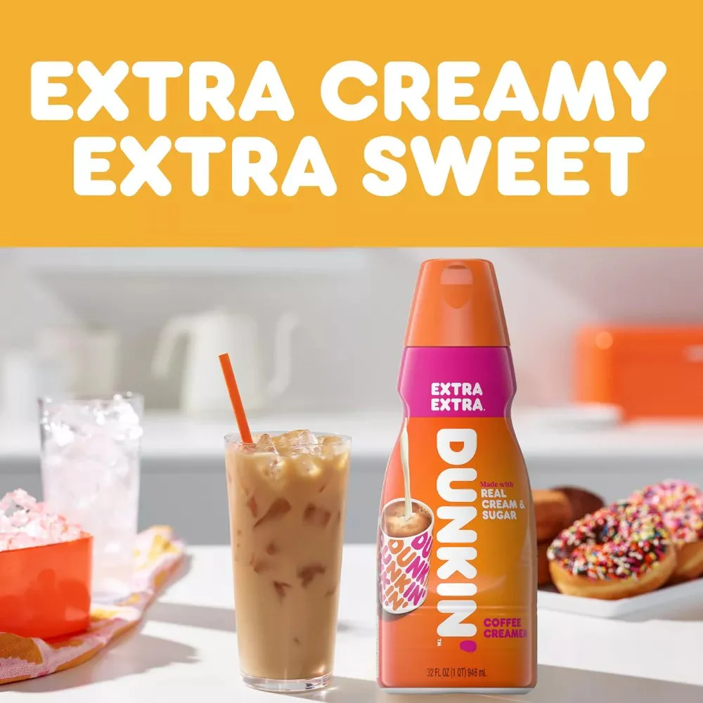 Dunkin' Extra Extra Coffee Creamer 32oz (946ml) - Image 3