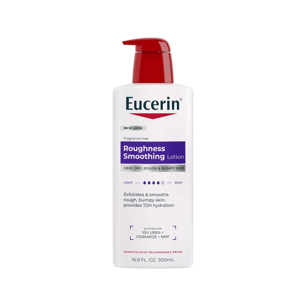 Eucerin Roughness Relief Body Lotion for Rough & Bumpy Skin 16.9oz (500ml)