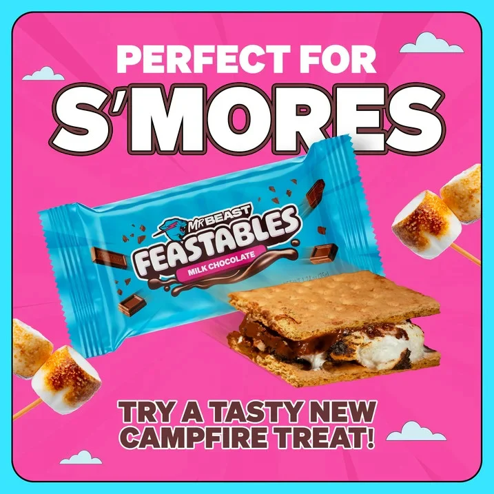 Feastbles Mr Beast Milk Chocolate Bar 35g - Image 4