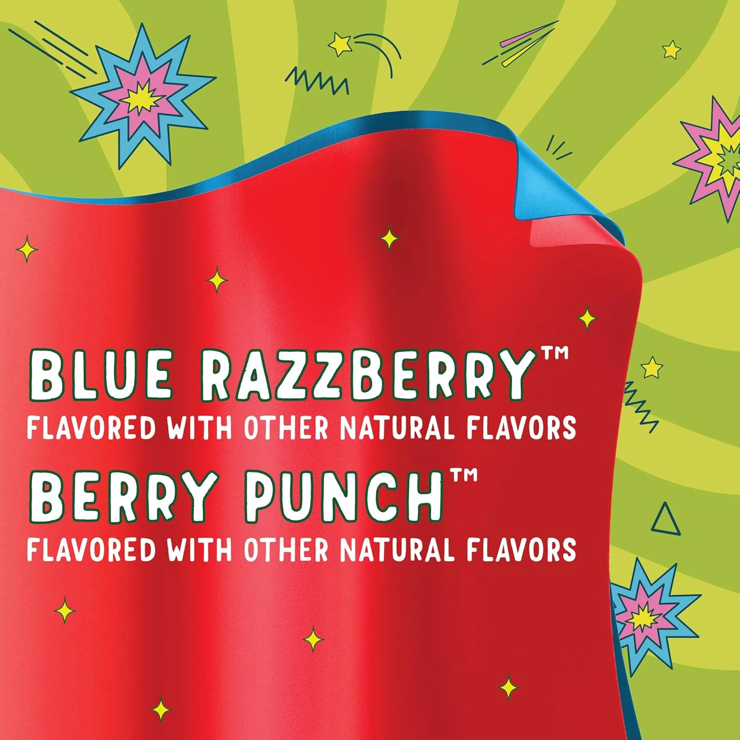 Fruit Roll Ups Sour Variety Pack Blue Razzberry & Berry Punch 10s 5oz (141g) - Image 3