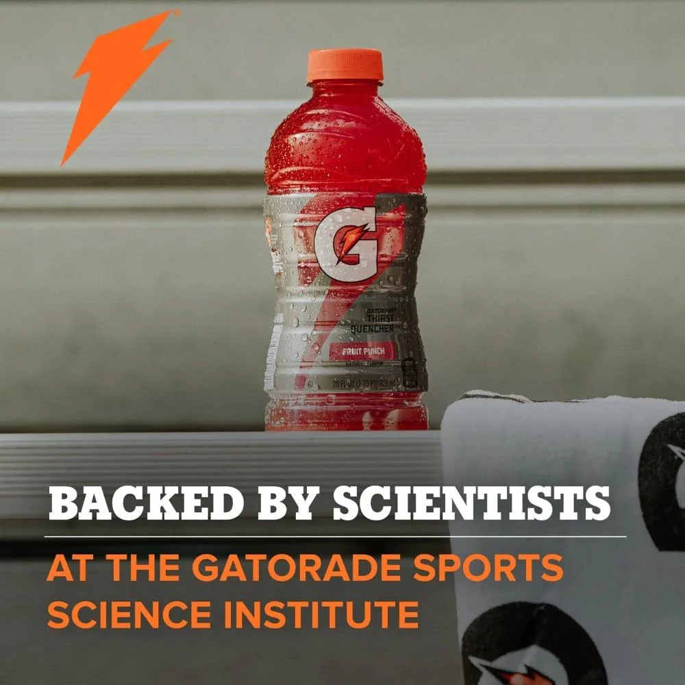 Gatorade G - Perform Thirst Quencher Club Pack 8Fruit Punch/ 8Cool Blue/ 8Lemon Lime I 20oz (591ml) - Image 5