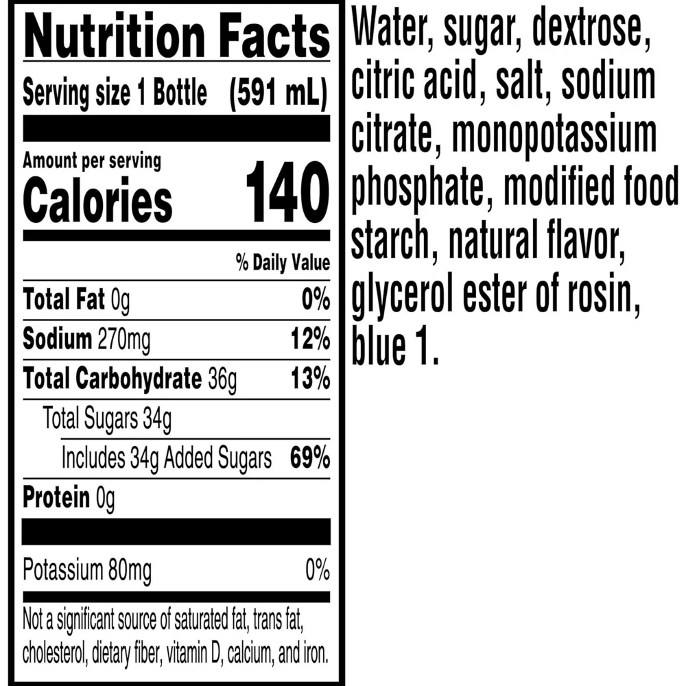 Gatorade Thirst Quencher Glacier Freeze Sports Drink 591ml - Image 3