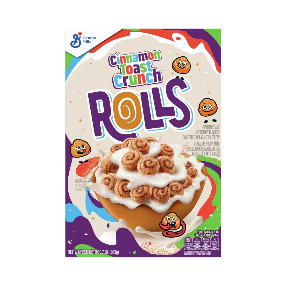 General Mills Cinnamon Toast Crunch Rolls Cereal 10.7oz (303g)