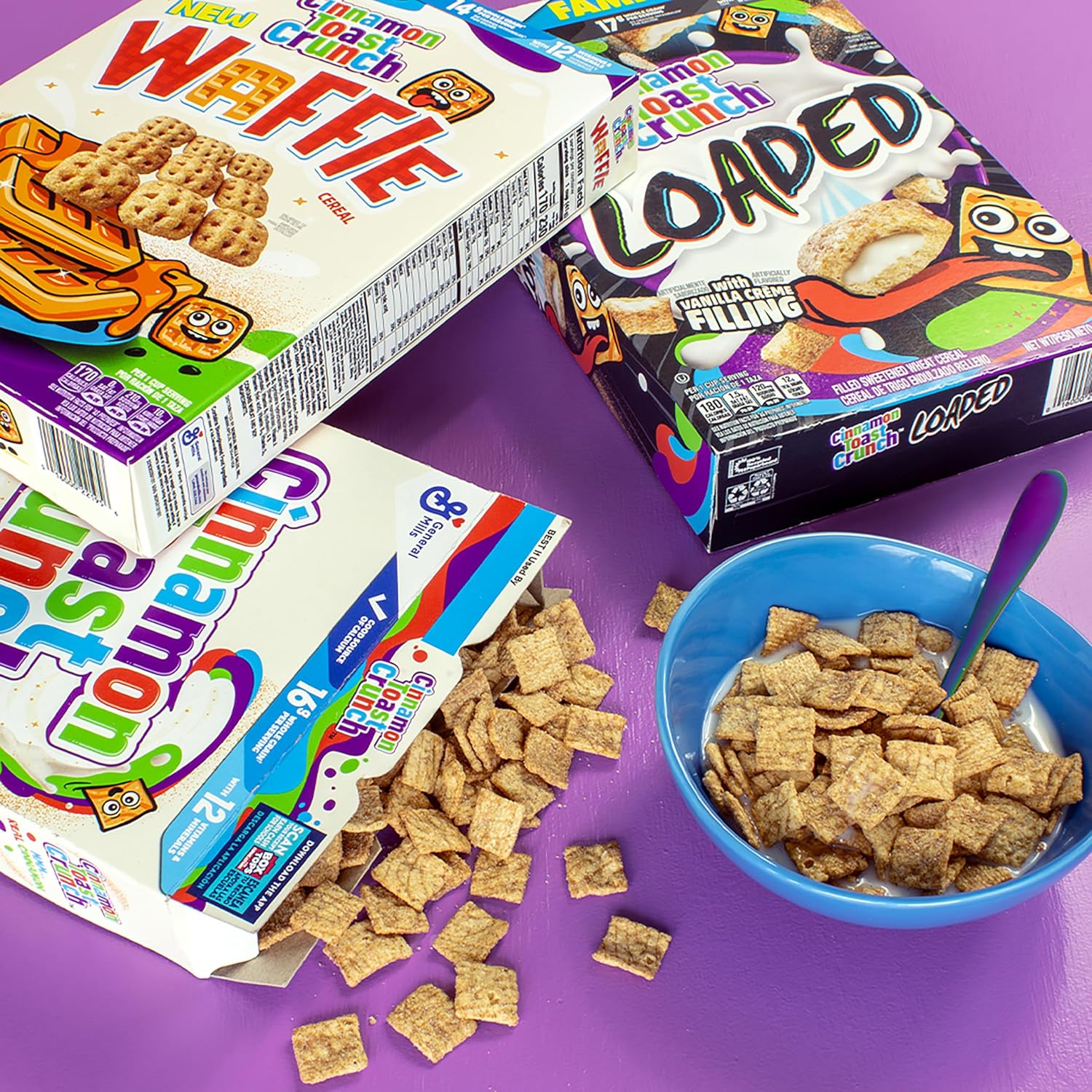 General Mills Cinnamon Toast Crunch Waffle Cereal 11.6oz (328g) - Image 5