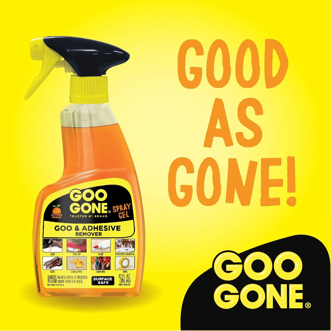 Goo Gone Spray Gel 12oz (355ml) - Image 4