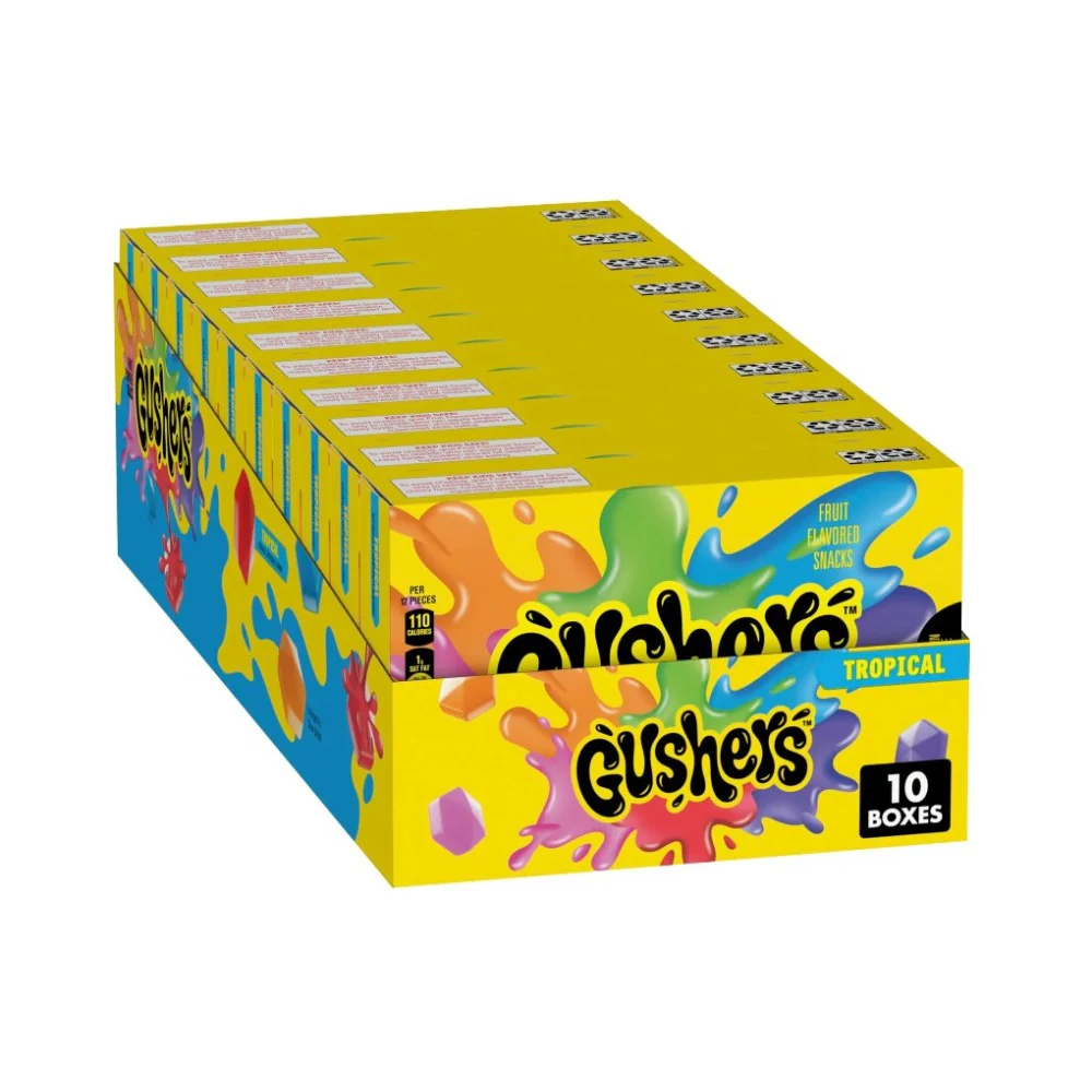 Gushers Tropical Fruit Flavoured Sweets Theater Box 3.06oz (86g) - Image 3