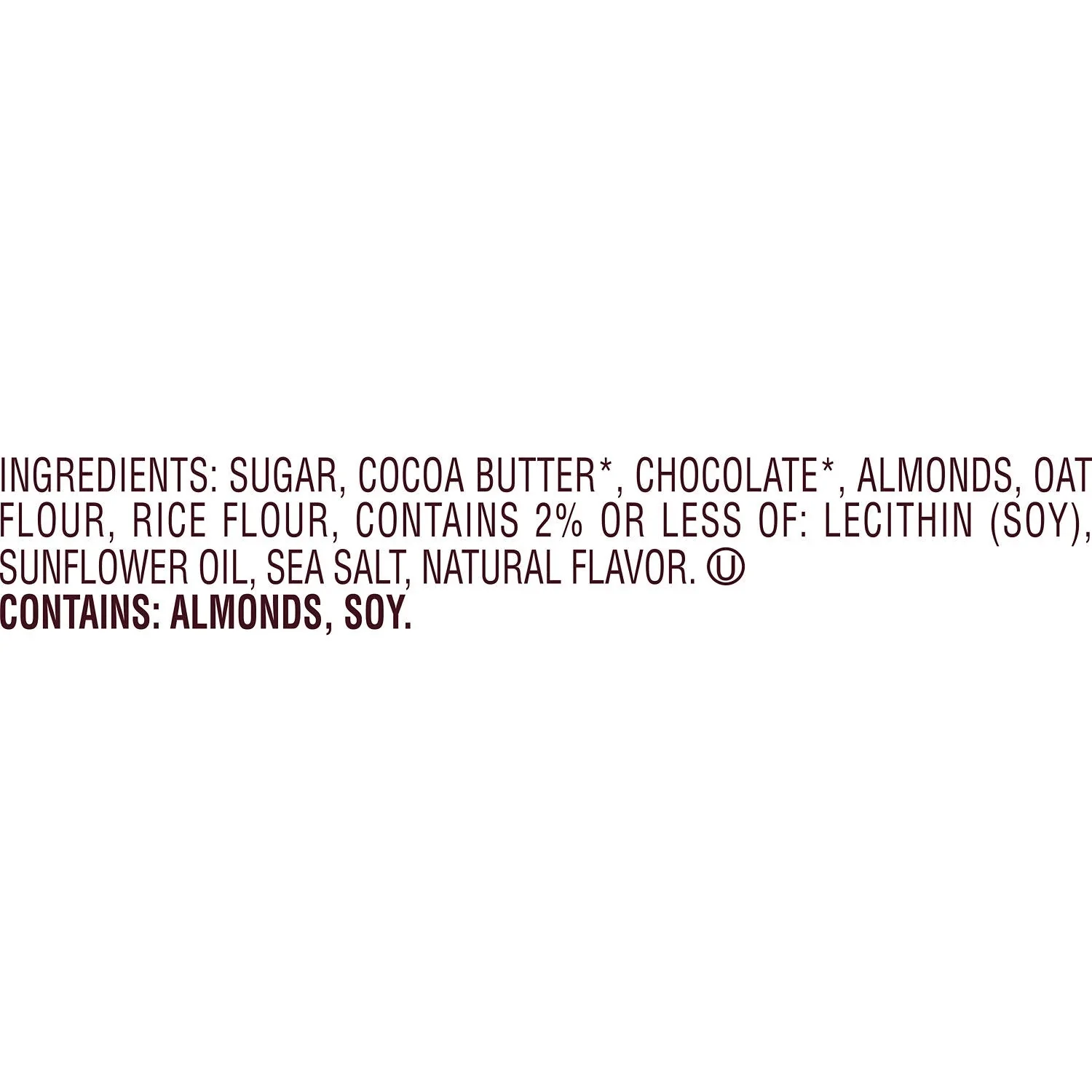 Hershey's Plant Based Oat Chocolate Extra Creamy Almond & Sea Salt 1.55 oz (43g) - Image 5