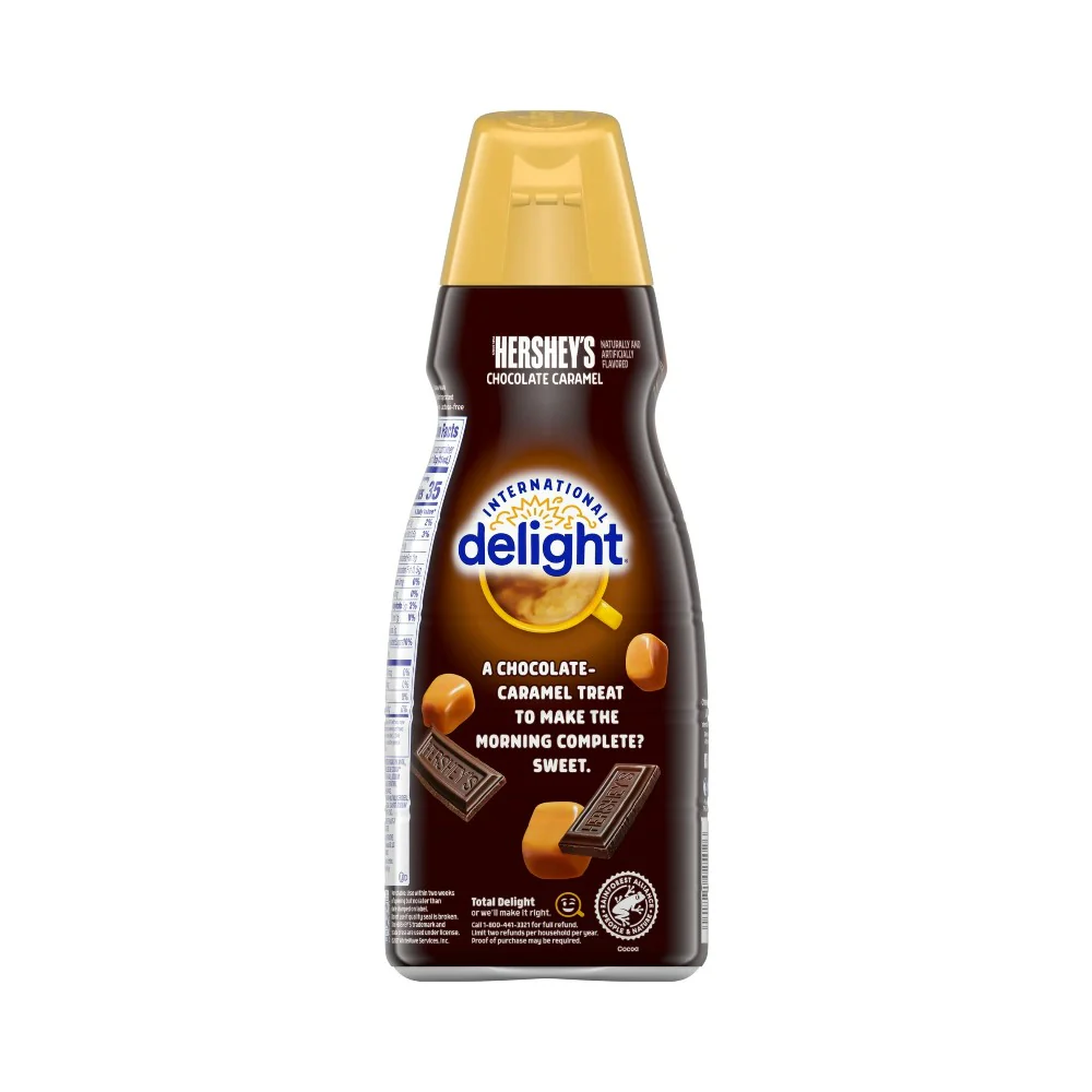 International Delight HERSHEY’S Chocolate Caramel Coffee Creamer 32oz (946ml)