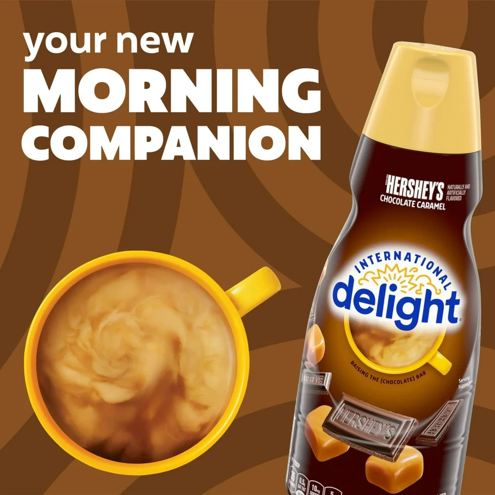 International Delight HERSHEY’S Chocolate Caramel Coffee Creamer 32oz (946ml) - Image 4