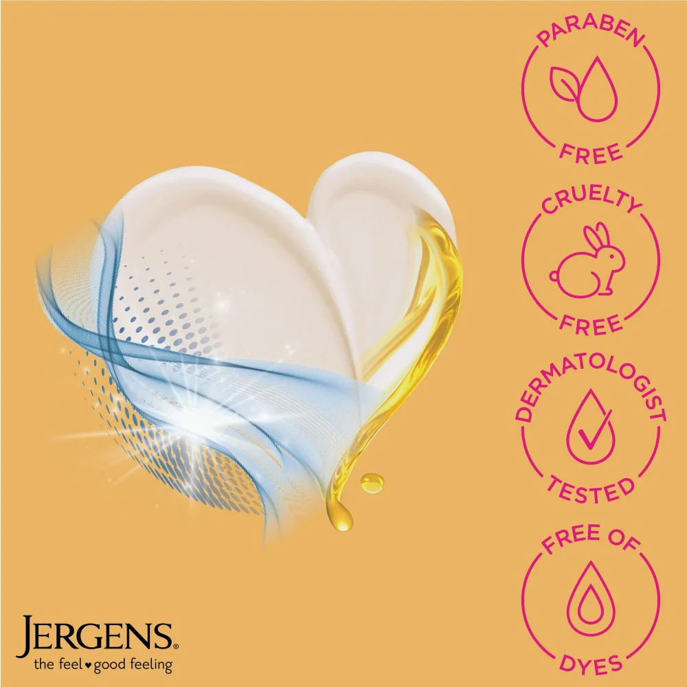 Jergens Moisturizer Skin Firming Body Lotion for Dry Skin with Collagen 16.8oz (496ml) - Image 6