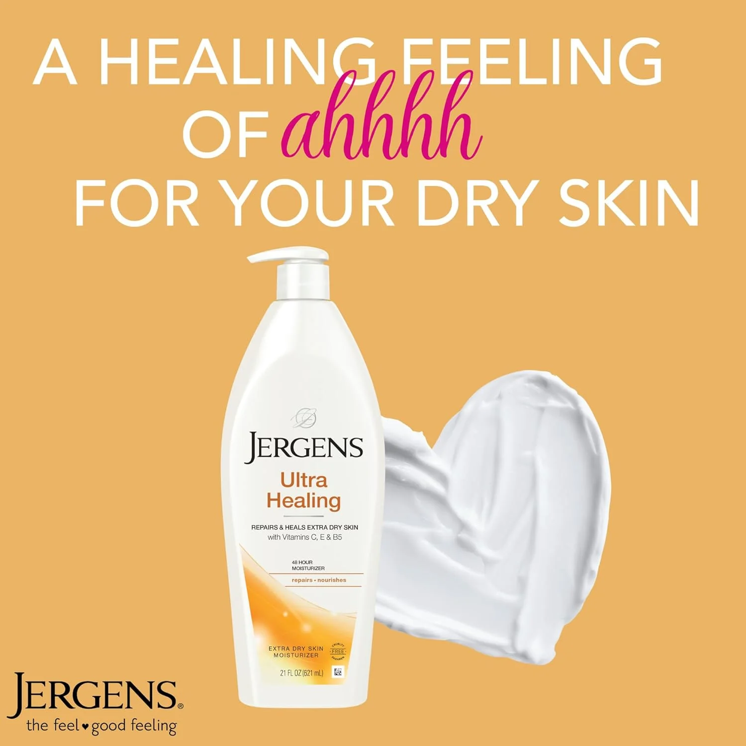 Jergens Ultra Healing Extra Dry Skin Moisturizer 21oz (621ml) - Image 5