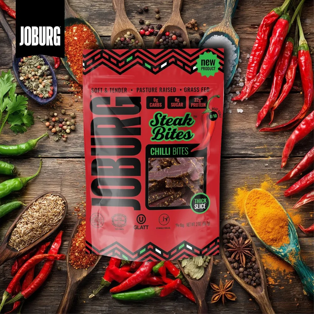 JoBurg Chilli Bites Steak Slices South African Traditional Biltong 2oz (56.7g) - Image 4