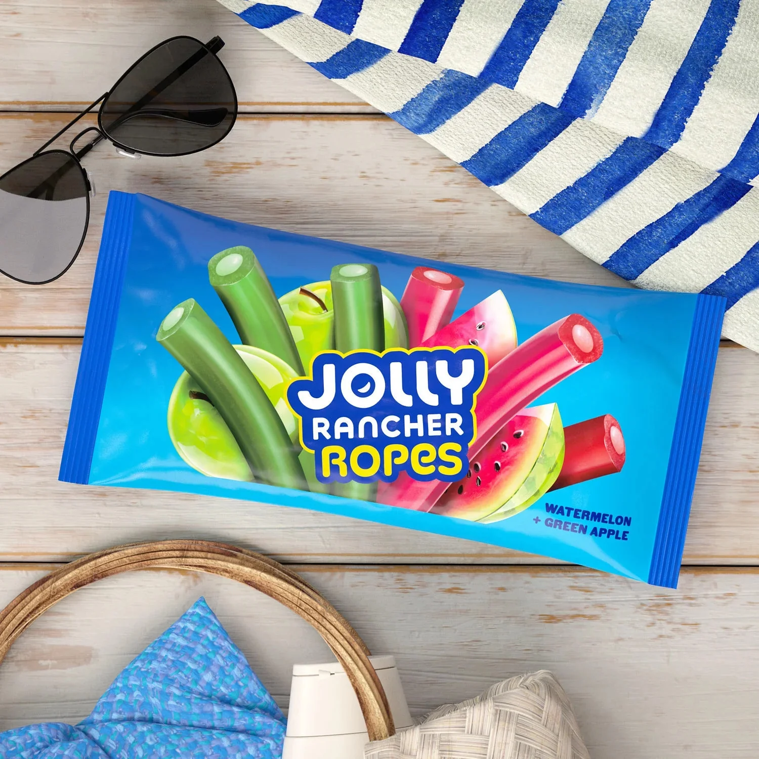 Jolly Rancher Ropes Watermelon And Green Apple 10oz (283g) - Image 3
