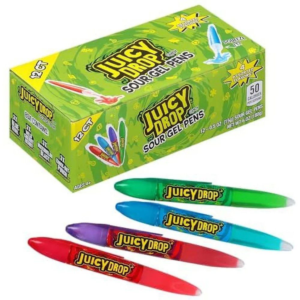 Juicy Drops Sour Gel Candy Pens 0.5oz (15g) Case of 24 - Image 5