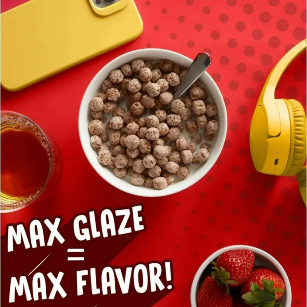 Kellogg's Krave Glazed Donut Holes Cereal 10oz (283g) - Image 2