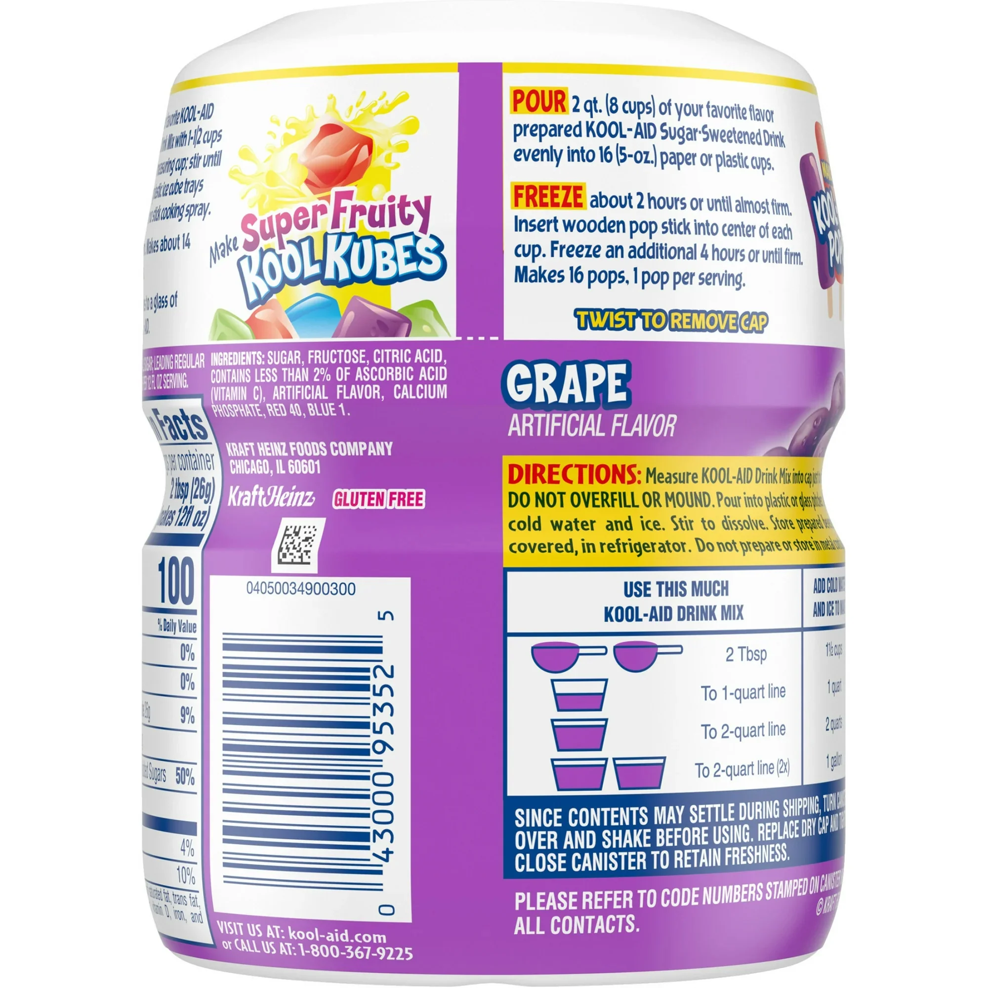 Kool Aid Grape Powdered Soft Drink Mix 8qt - Image 5