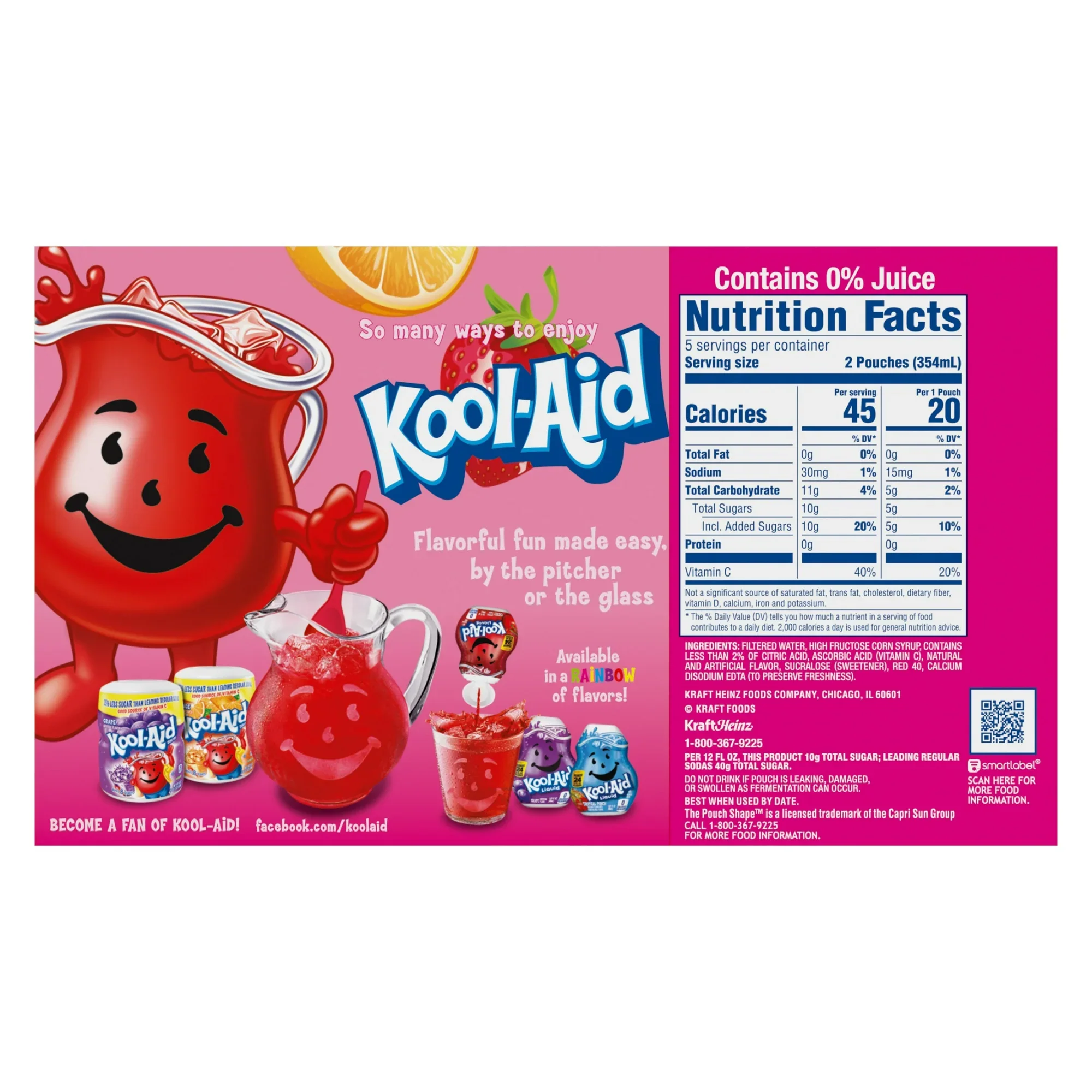 Kool Aid Jammers Sharkleberry Fin - Strawberry/Orange 6oz (177ml) - Image 3
