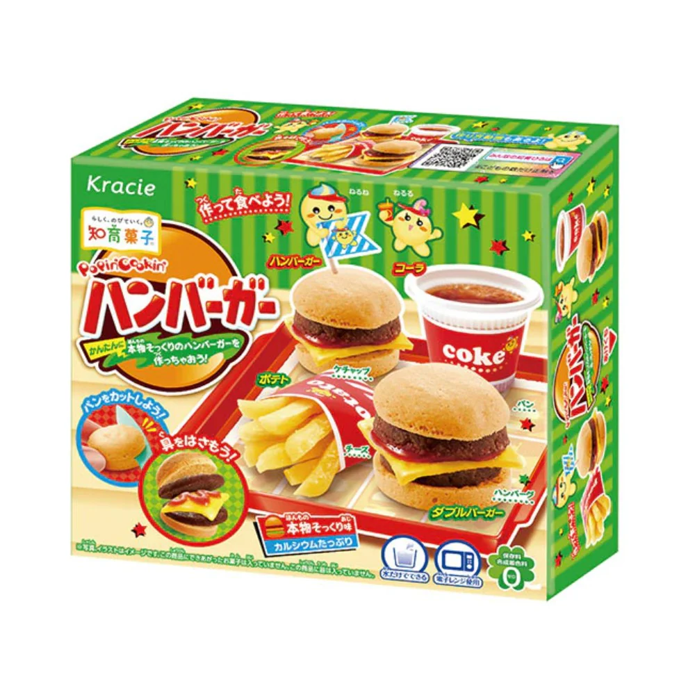 Kracie Popin' Cookin' Hamburger DIY Candy Kit 22g