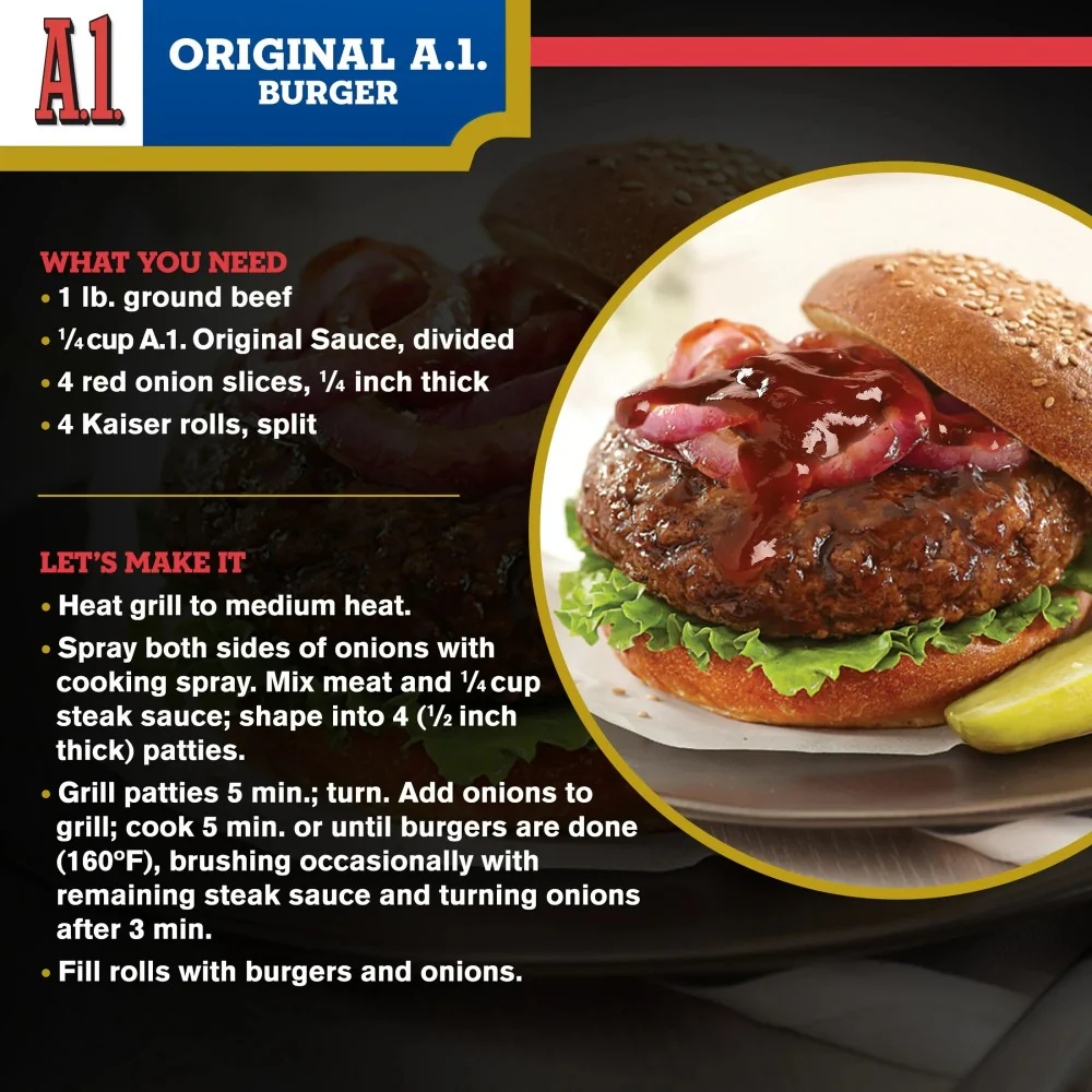 Kraft A1 Steak Sauce 15oz (425g) - Image 4
